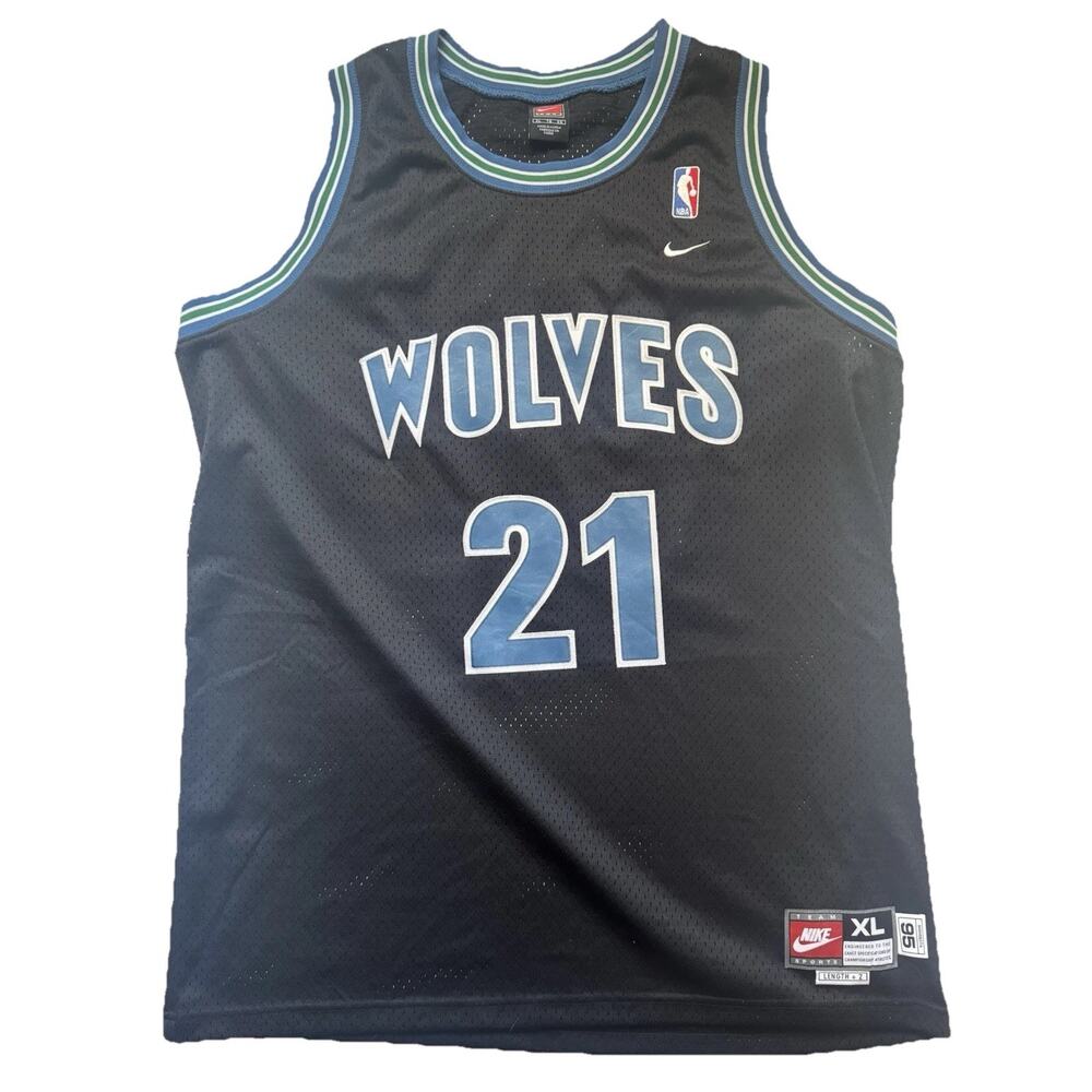 Kevin Garnett NBA Minnesota Timberwolves Nike Team Men’s XL +2 Black